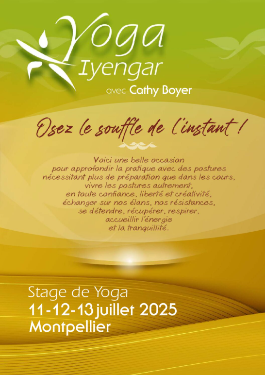 Stage yoga juillet 2025